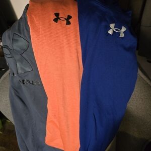 Size Large Under Armor Shirts (dry fit)